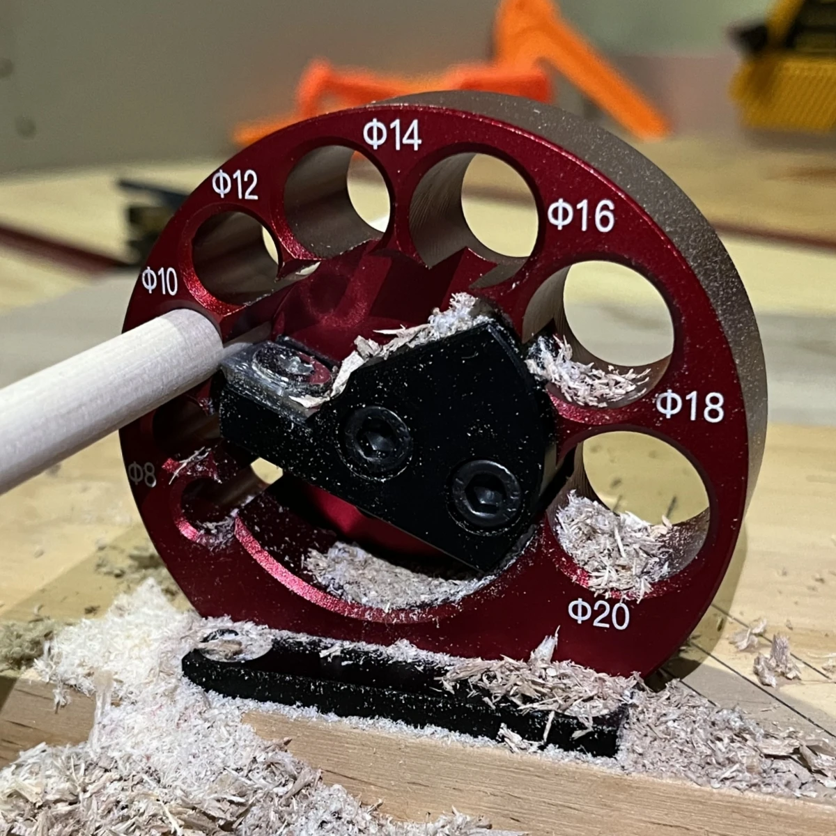 8 มม.-20 มม.8 หลุมปรับ Dowel Maker JIG หรือคาร์ไบด์ใบมีดไม้ไฟฟ้าเจาะมิลลิ่ง Dowel รอบ Rod เสริมเครื่องมือ