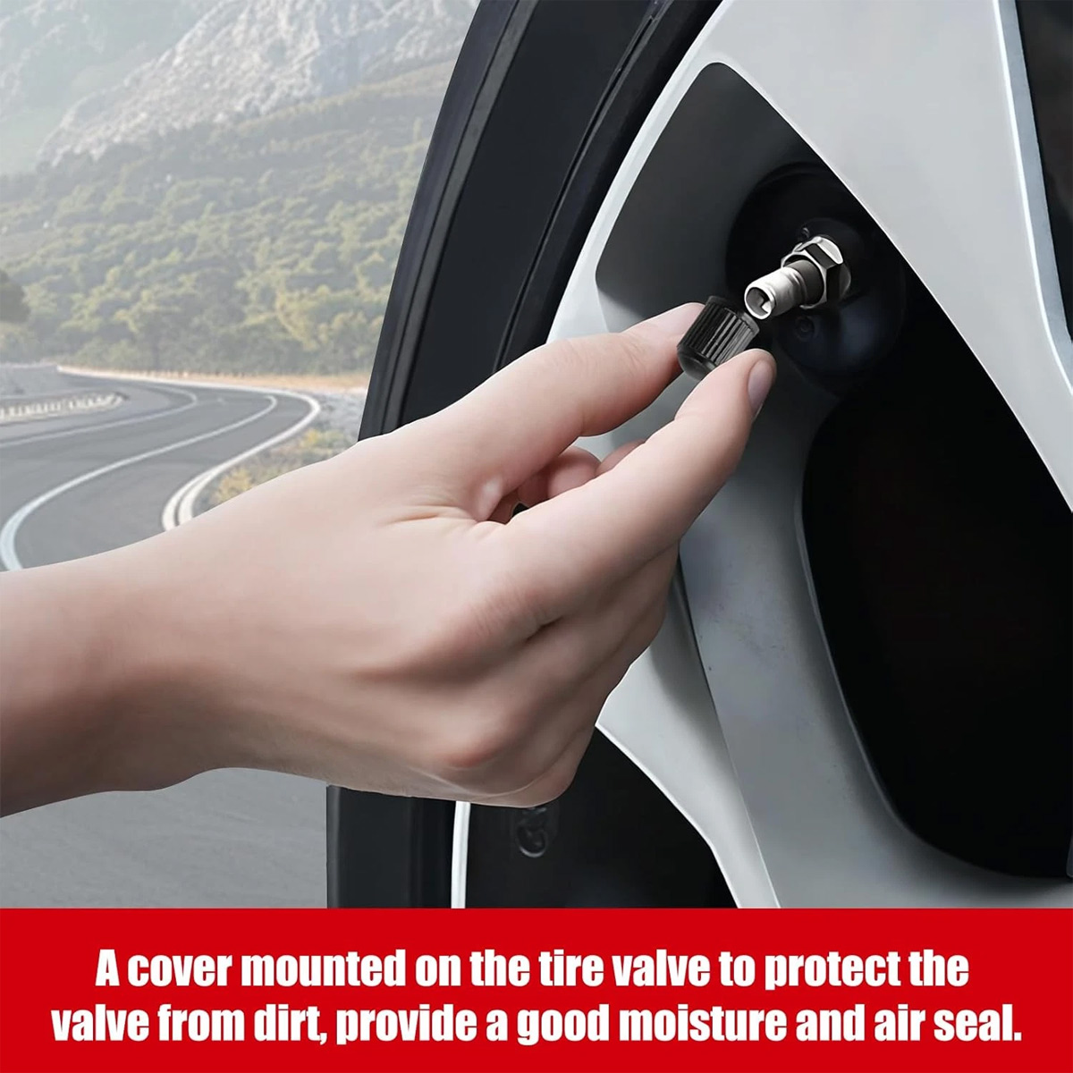 Autoband Ventieldopjes Universele Plastic Ventieldopjes Met O Rubberen Ring Autoband Ventiel Plastic Zwarte Ventieldopjes