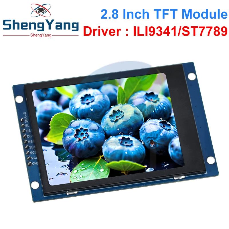 2.8" 240x320 SPI TFT LCD Serial Port Module With PCB Adapter Micro SD ILI9341 / ST7789V 5V/3.3V 2.8 inch LED Display For Arduino