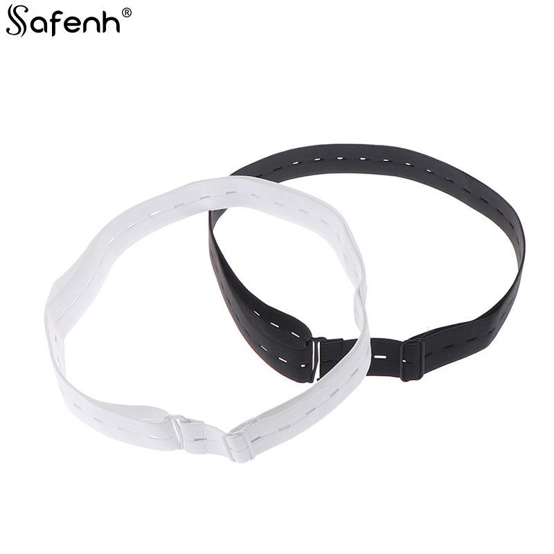 Cinturón antideslizante a prueba de arrugas para hombre y mujer, correa ajustable con bloqueo para camisa