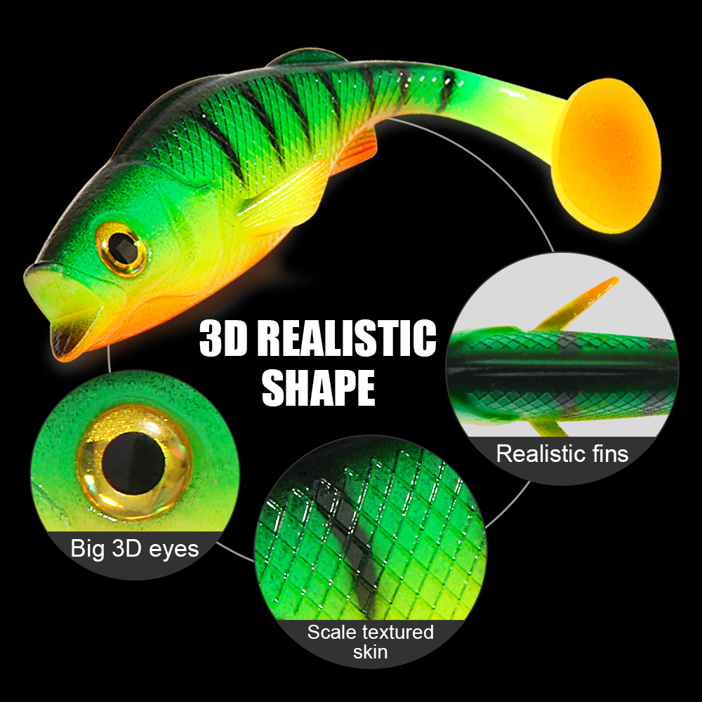 スピンポリンとソフトベイトフィッシングルアー、shad uv-activeウォブル、クラフトラバーフィッシュスイムベイト、パーチ、パイク、ザンダー、ケラレ、7cm、11cm、14cm