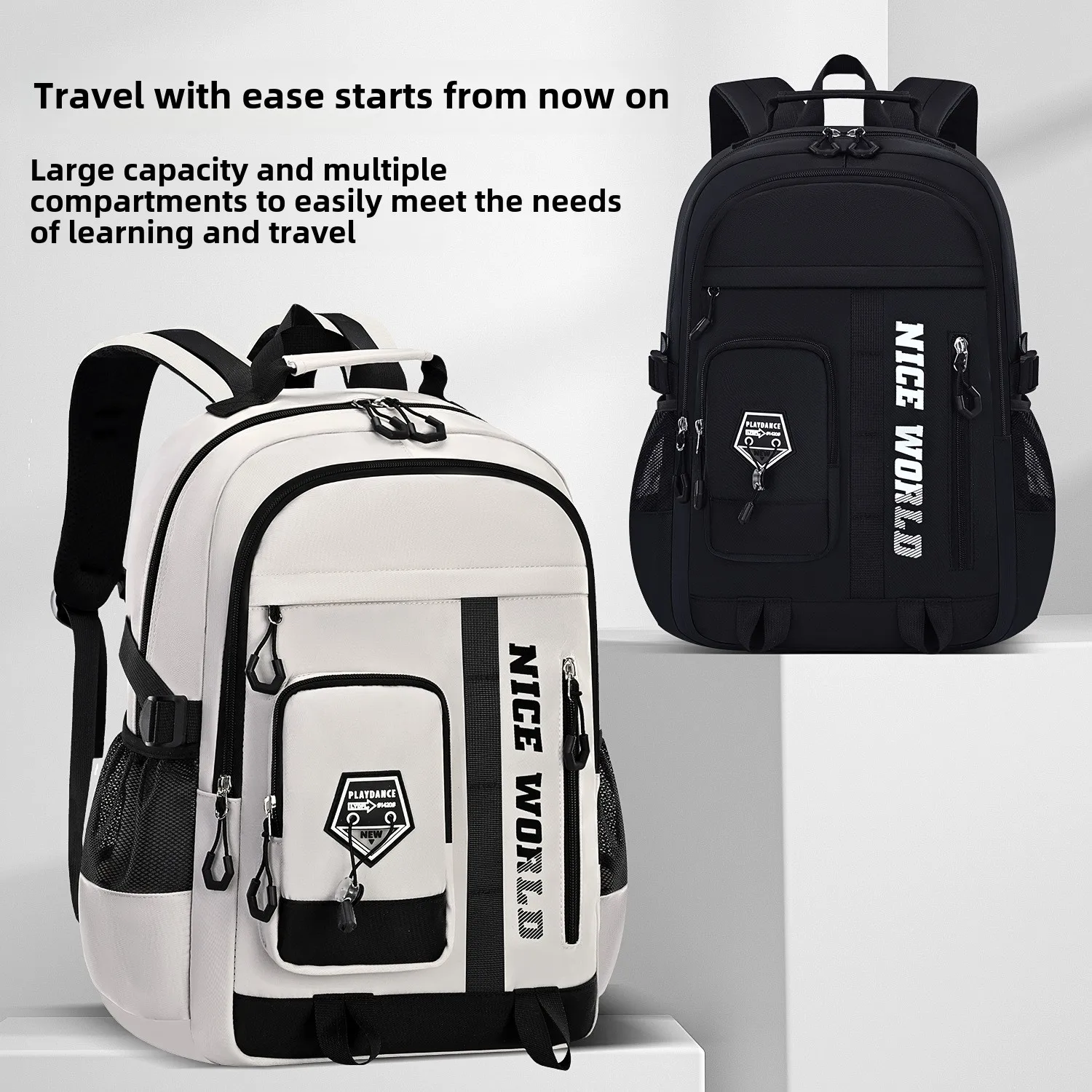 Men's Backpack Oxford Waterproof Backpack Business Computer Bag Leisure Travel Backpack High School Student Backpack mochilas es