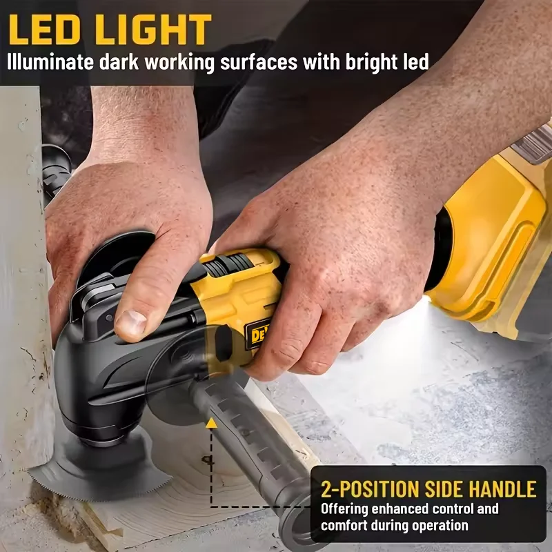 Dewalt 20V Quick release Oscillating tool Brushless Multi functional tool Renovator Electric trimmer Compatible for Dewalt