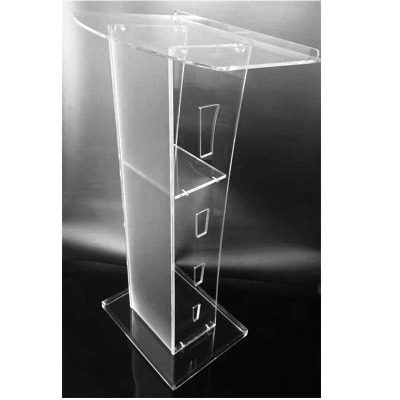 Removable Hosting Stage Acrylic Podium Welcome Stage Podium Conference Stage Colorful Discoloration Signing Stage