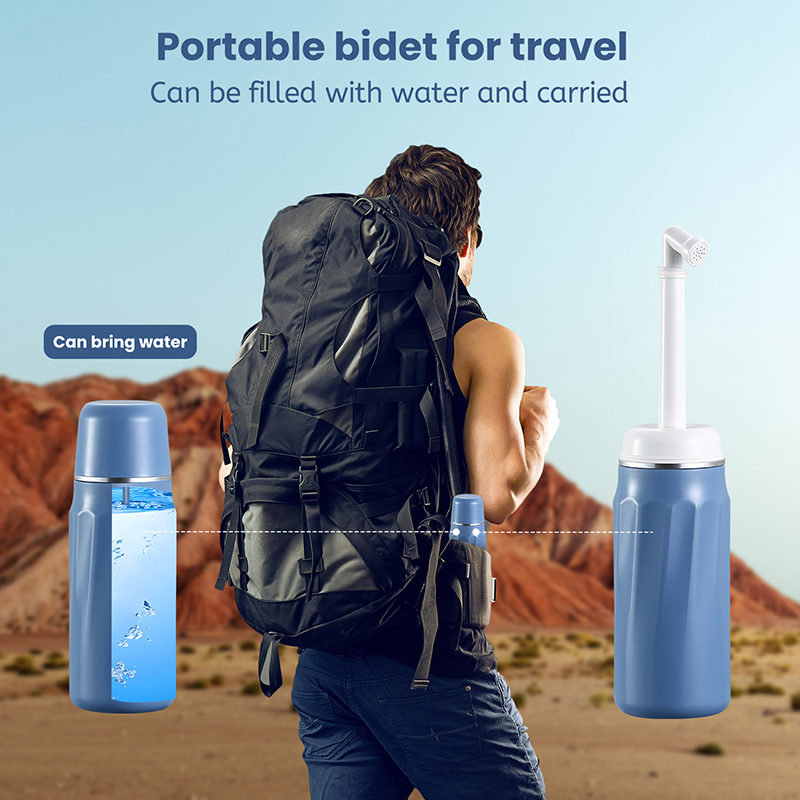 400ml portátil bidé spray handheld viagem bidé limpador pessoal garrafa de higiene spray chuveiro lavagem dispositivo de descarga de bunda do bebê