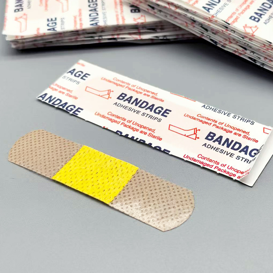 50/100 pz Impermeabile Traspirante Cuscino Adesivo Gesso Ferita Emostasi Adesivo Fascia di Primo Soccorso Garza Medica Benda fascia, aiuta