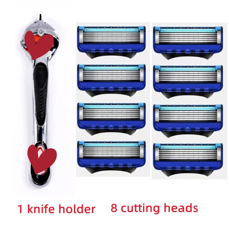 5-Layer Razor Replacement Head Manual Replacement Razor Blade