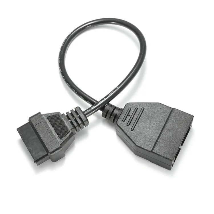 Para conector macho GM de 12 pines a conector hembra OBD2 de 16 pines Cable de diagnóstico de extensión OBD OBD2 Cable OBD1 OBD 2 adaptador OBD2