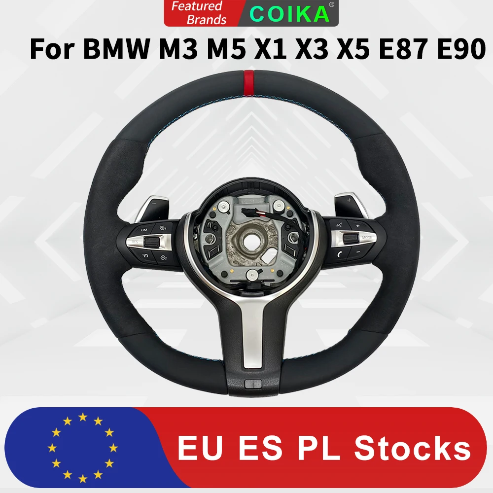 Leder Innen Lenkrad Fit Für BMW F10 F20 F30 F32 F36 F80 F82 M3 M5 E90 E87 E84 E70 Sport Lenkrad Auto Zubehör