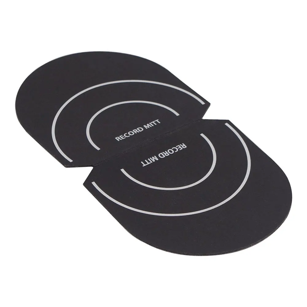 Anti Static Record Mitten & Handler - Record Player Accesories with Soft Microfiber Material, Protect Against Scratch & Dirt