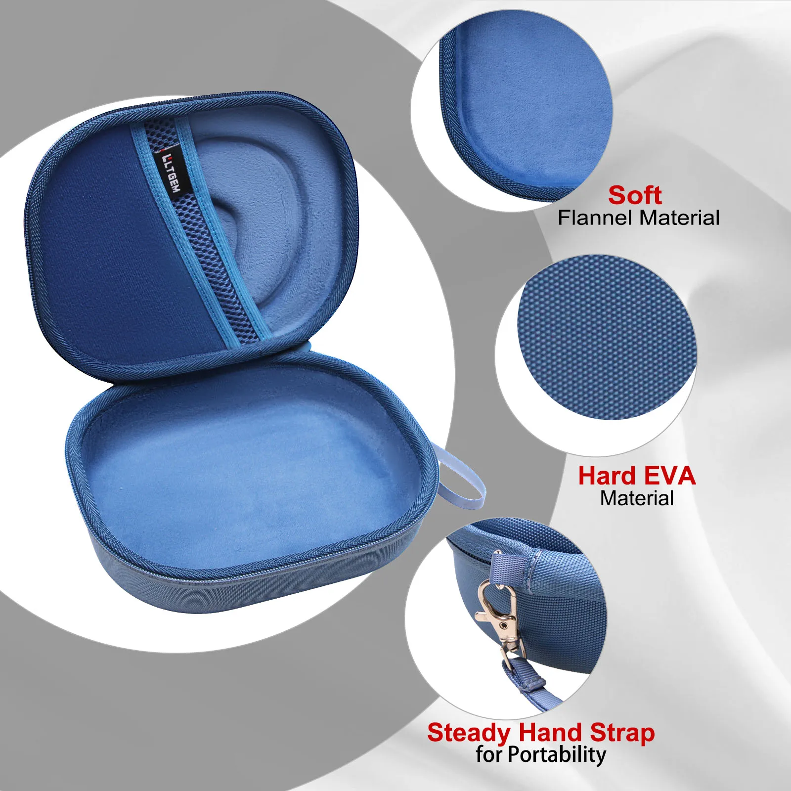 LTGEM EVA Hard Case for JBL Live 770NC/660NC/650BT/460NC and JBL Tune 770NC/710BT/520BT/500/Tour One/E45BT Bluetooth Headphone