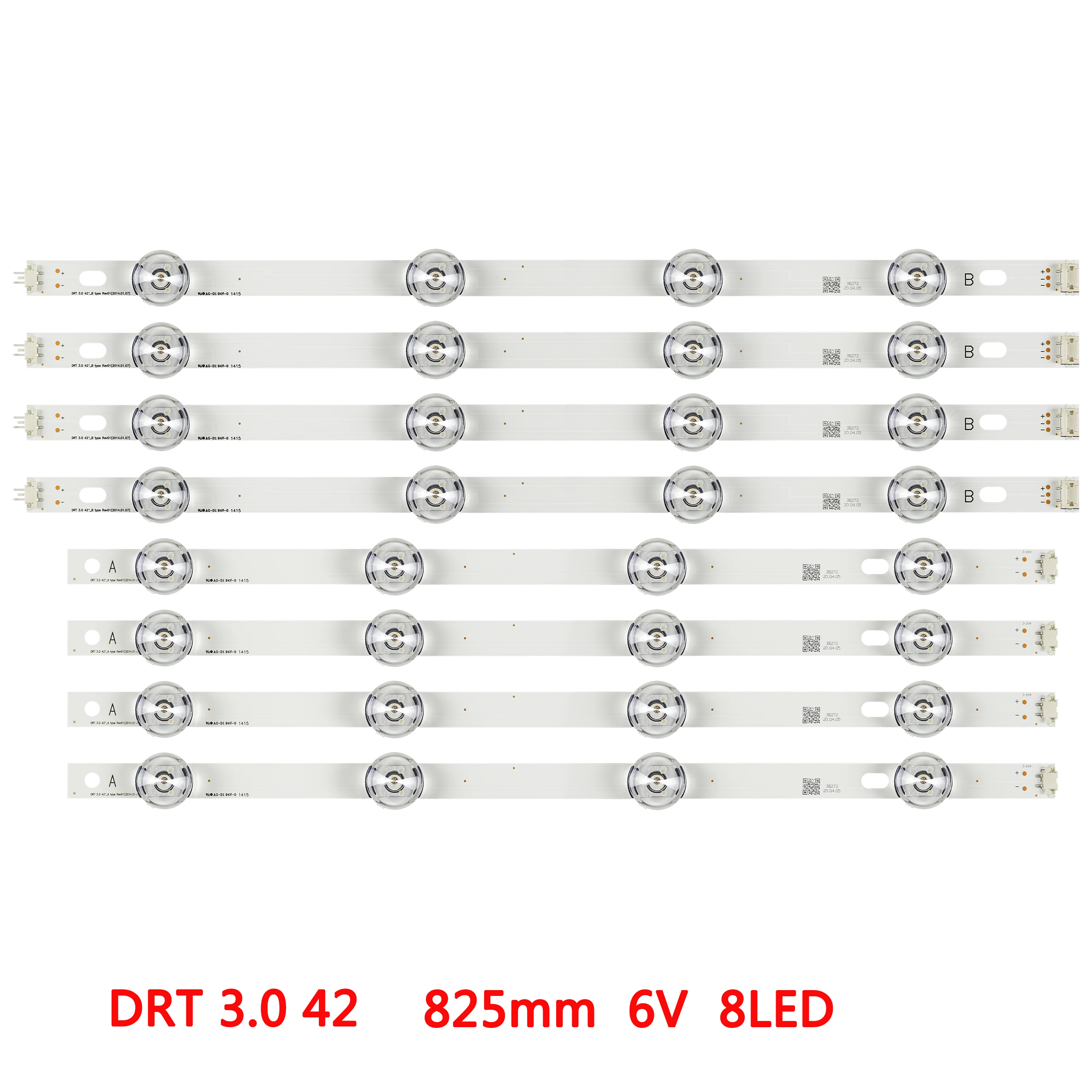 Faixa de retroiluminação LED para innotek DRT 3.0 42 "42LF5600 42LF560V-ZB 42LF5800 42LF5809 T420HVF07.0 42LF652V-ZB 42LY540H 42LF562V
