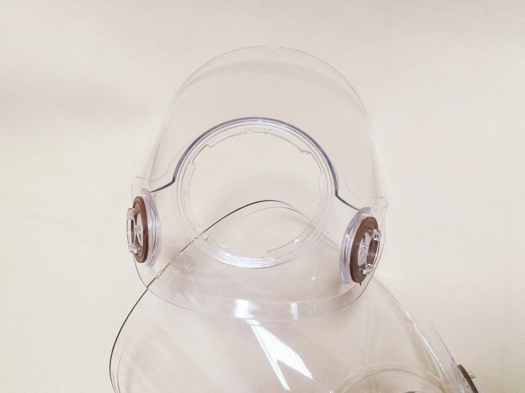 2pcs 6898 Glass For 3M 6800 Gas Gask Face Shield Protective Screen Replace Accessory
