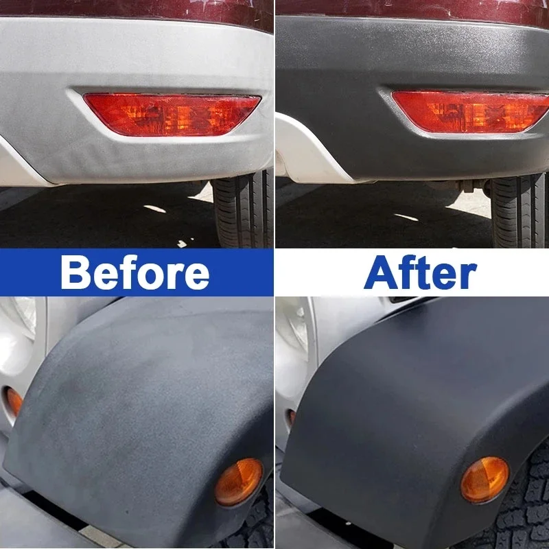 Plastic Restore Revitalizer Plastic Renovator Długotrwała powłoka do gumy samochodowej Refurbish Clean Gloss Black Shine HGKJ 24