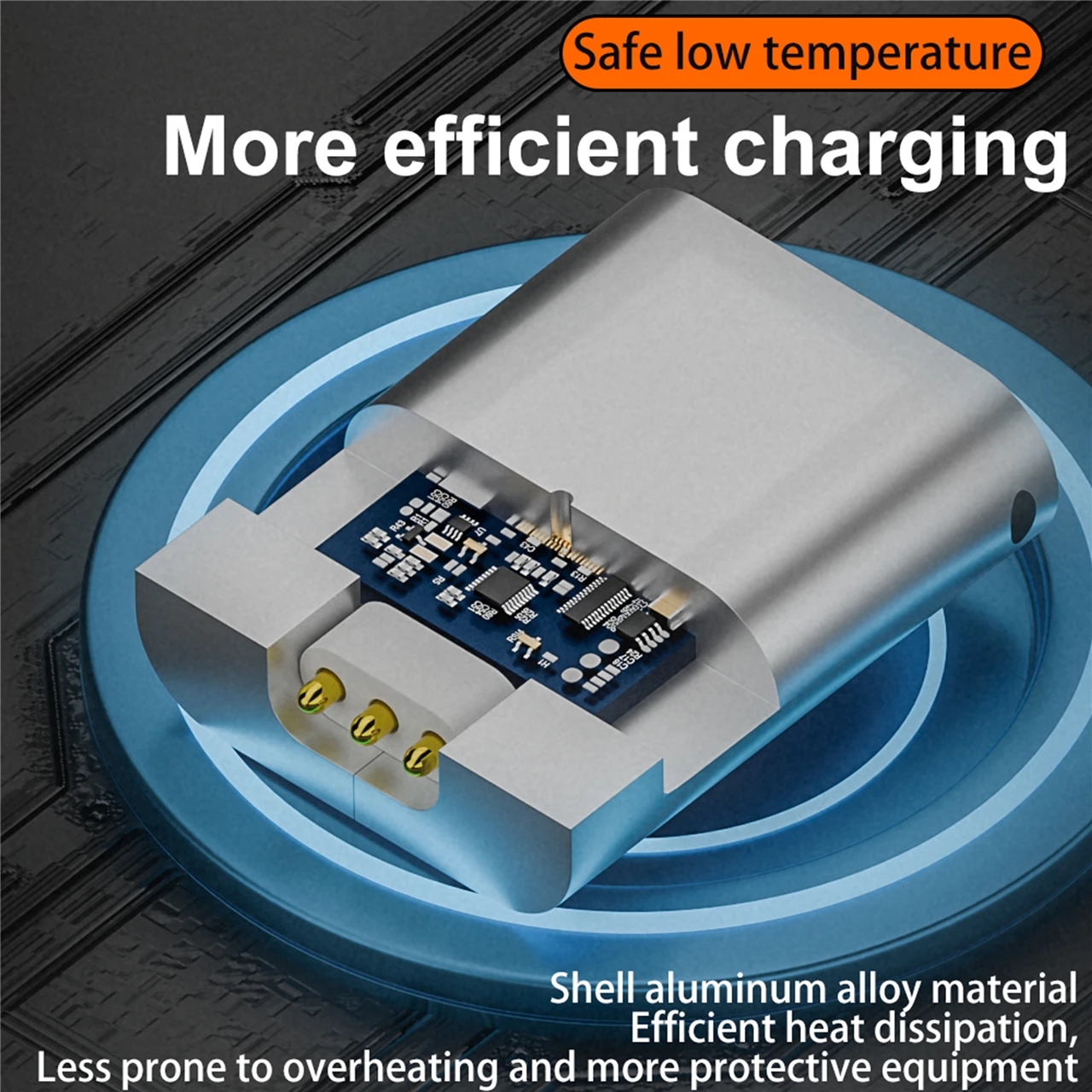 USB C/8 Pin Buchse auf magnetischen 3Pin Adapter Aluminiumlegierung Ladeadapter Typ C Stecker für Laifen Wave elektrische Zahnbürste