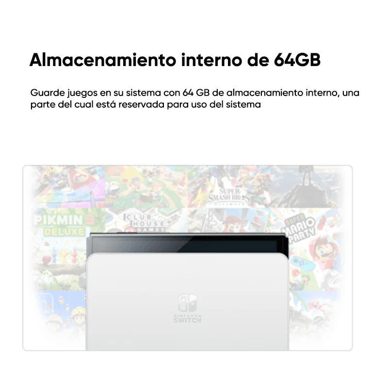 【Brand+】Nintendo Switch OLED Game Console 64GB 7-inch OLED Display