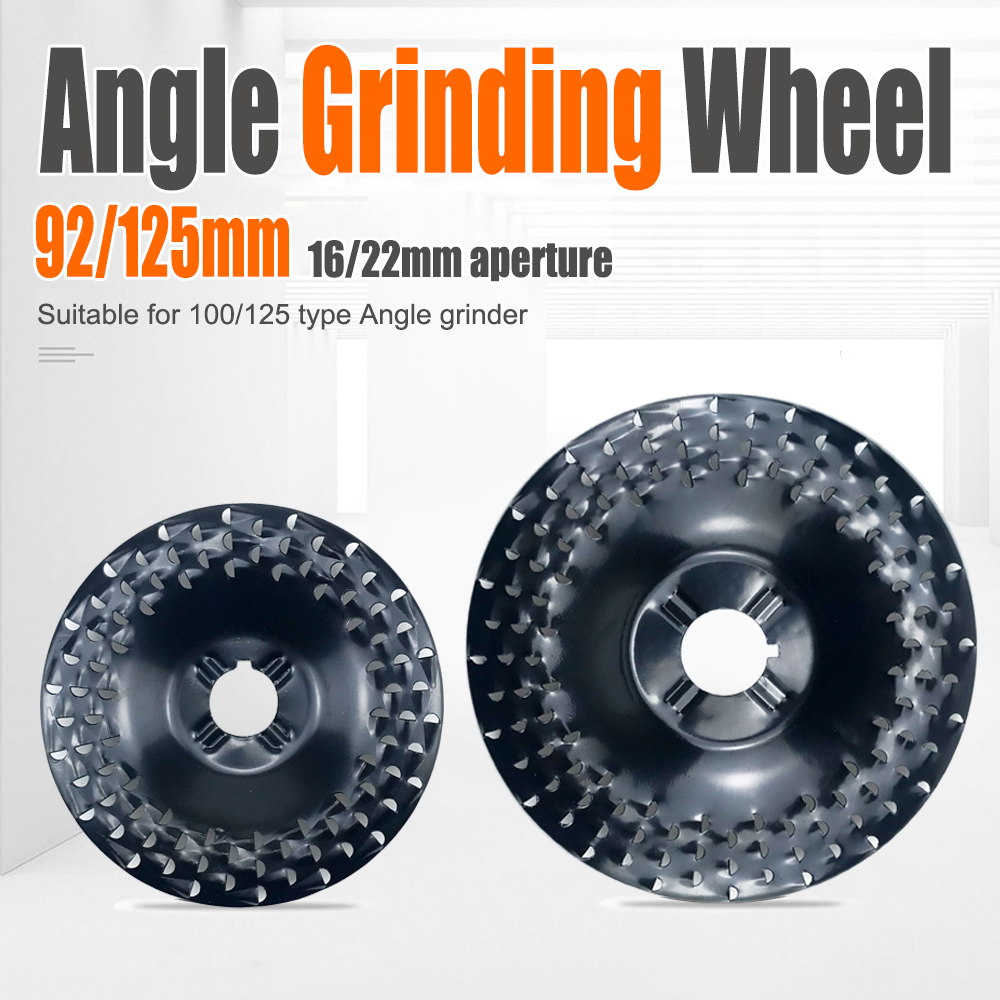 92mm/125mm Grinder Wheel Wood Sanding Rotary Discs For Angle Grinder Woodworking Smooth Cutting Brasive Rotary Tools