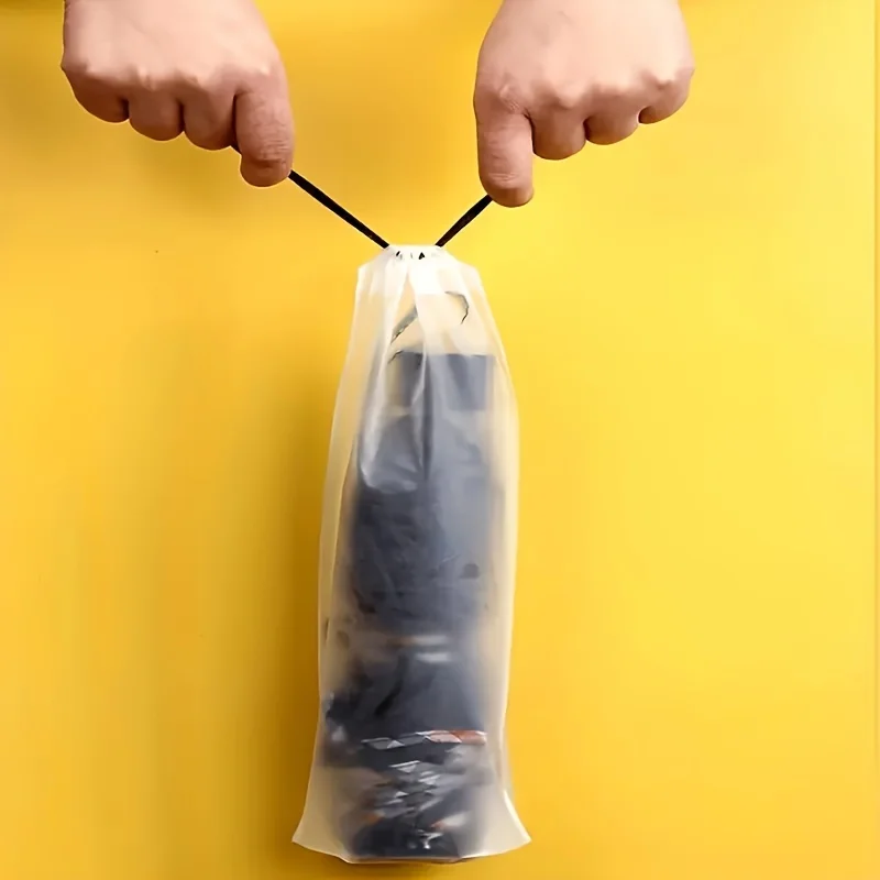 투명 방수 우산 보관 가방 주최자 우산 액세서리 휴대용 재사용 가능한 Drawstring 가방 홈 보관 가방