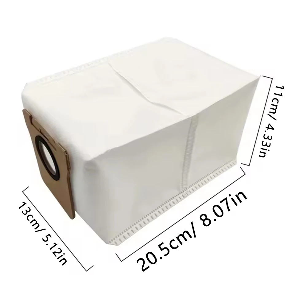 Pezzi di ricambio di ricambio per Xiaomi Robot Vacuum X10, accessori per sacchetti per la polvere in tessuto con filtro Hepa per spazzola laterale principale