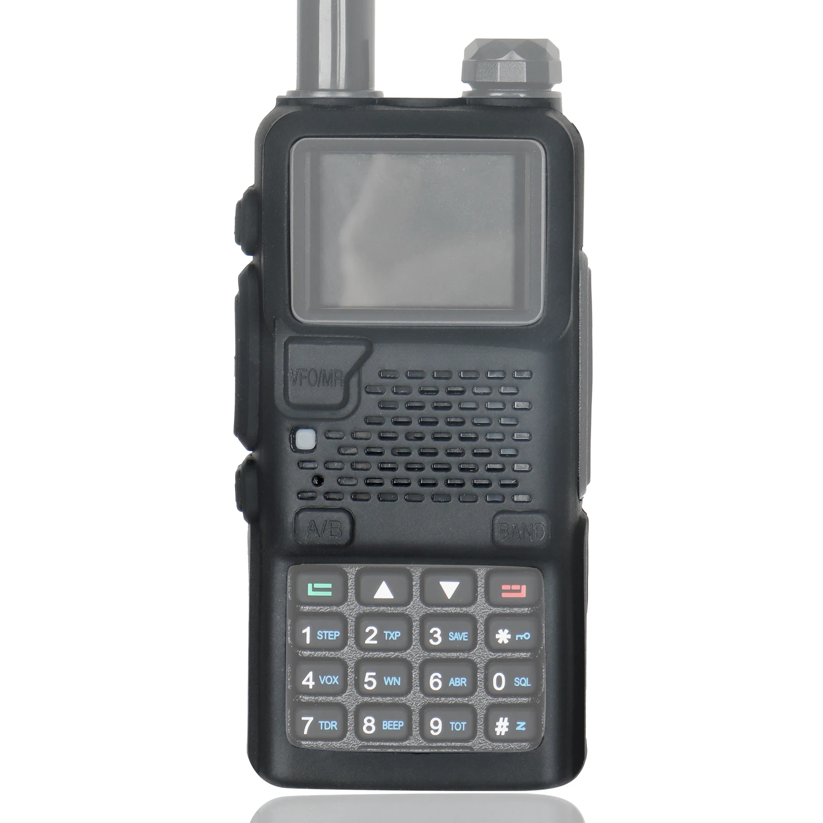 Baofeng UV-5RH pro max walkie talkie capa protetora de borracha caso macio bolsa balck para UV-5RM AR-5RM uv 5rm 5rh ham rádio saco