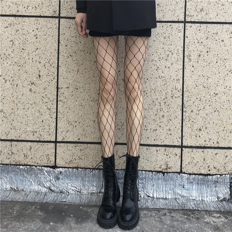 Ausverkauf_1 Paar schwarze Netzstrumpfhose für Damen, Frühling/Sommer, sexy lange Strümpfe im europäischen und amerikanischen Stil_Kontinuierliches Update