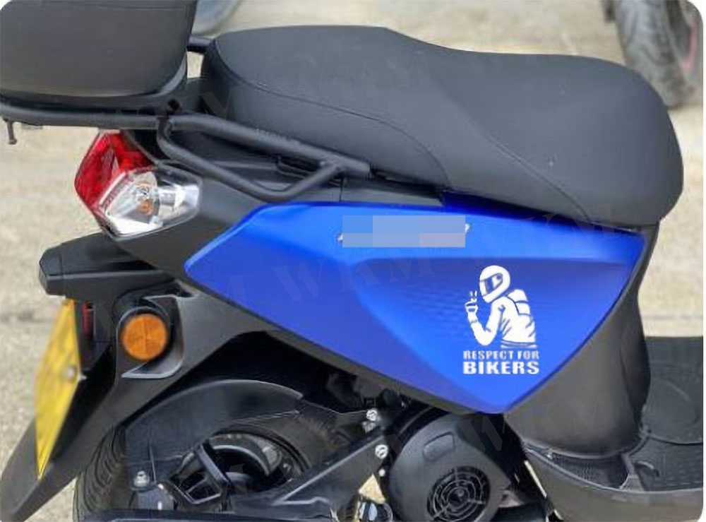 オートバイリフレクターステッカーデカール防水反射ステッカーオートバイ車バイカー尊重ビニール 3D ステッカー