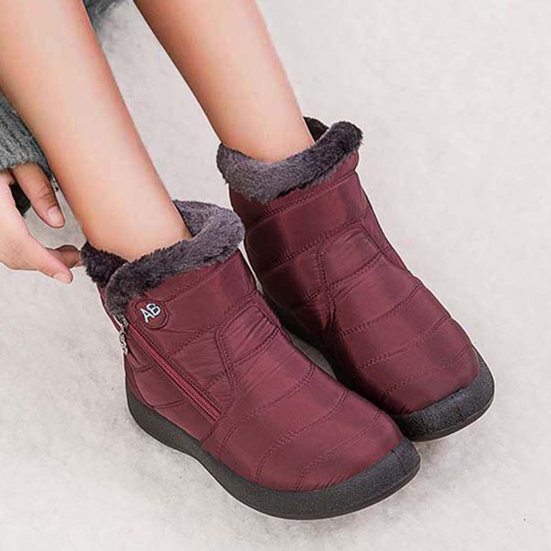 Schnee Stiefel Frauen Komfortable Damen Schuhe Wasserdichte Schuhe Für Frauen Zipper Frauen Schuhe Weiche Warm Halten Winter Stiefel Botas Mujer