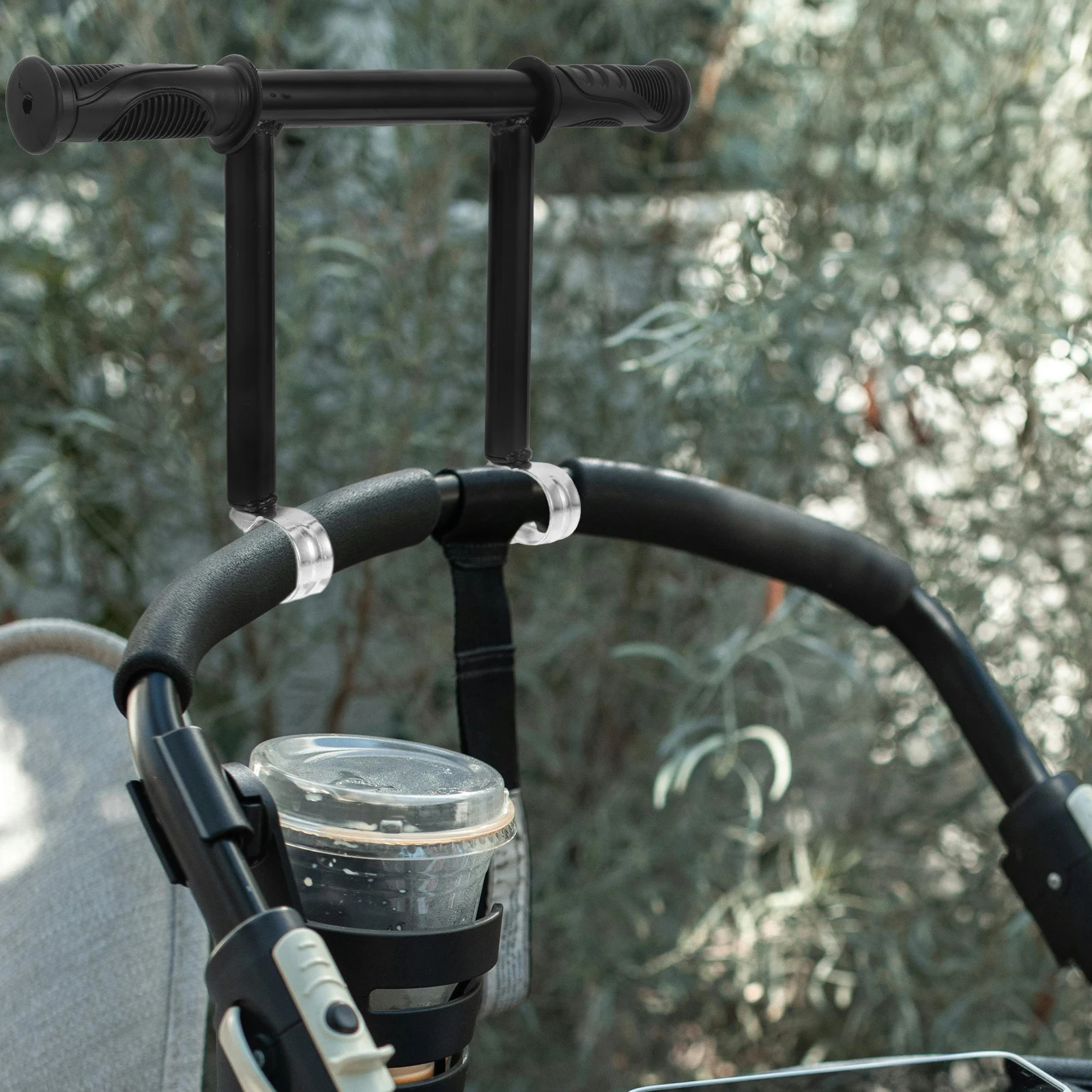 Universal Stroller Handle Extender Stroller Handrail Heightening Armrest Handle Bracket For Baby Stroller Carriage Pushchair