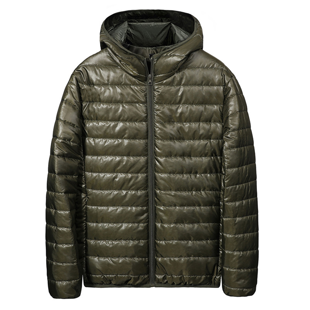 Casaco masculino inverno quente puffer grosso com capuz ao ar livre jaqueta esportiva acolchoada