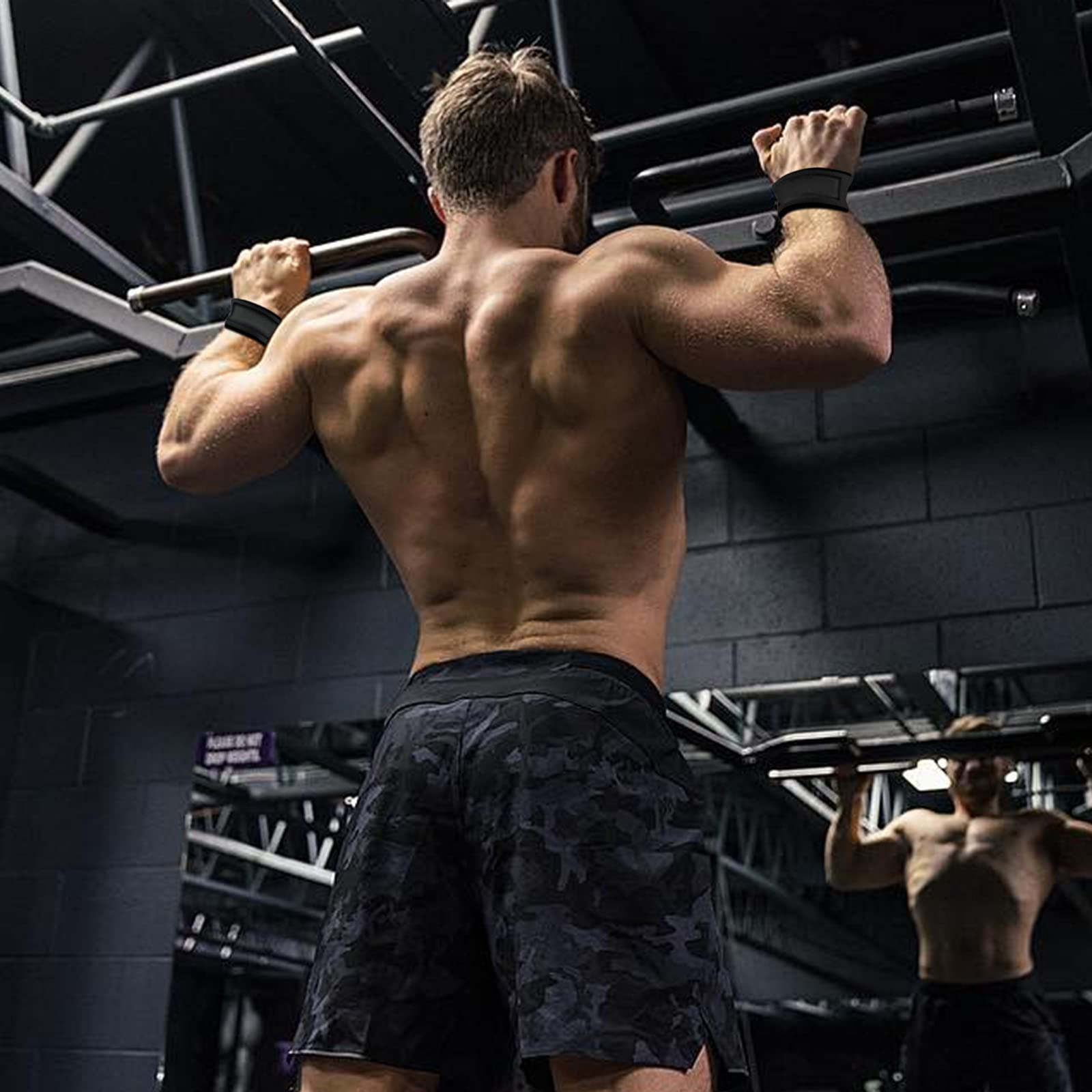 Weightlifting Wrist Straps Strength Training Adjustable Non-slip Gym Fitness Lifting Strap Wrist Support Grip Band