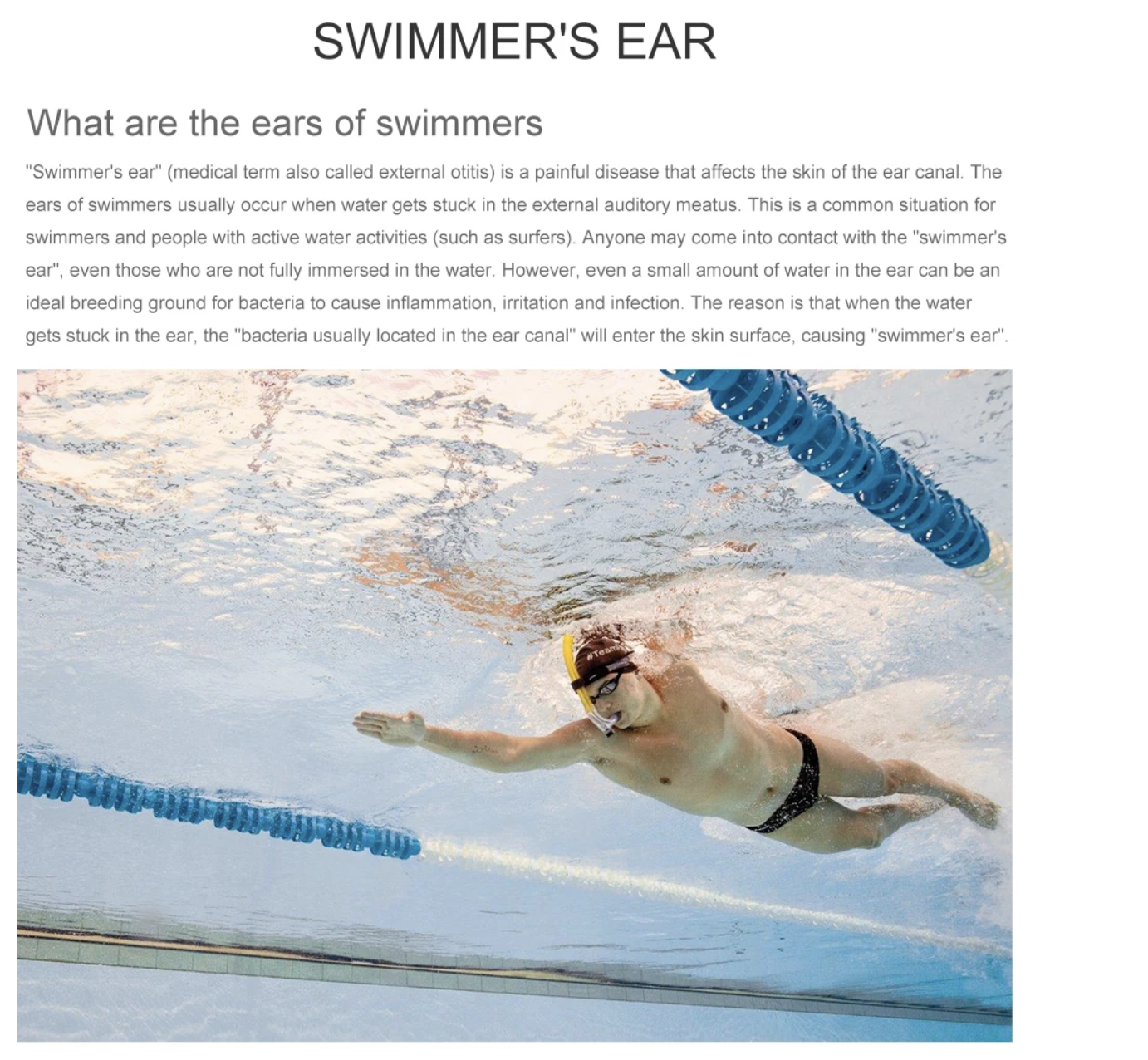 Tapones para los oídos para nadar, tapones para los oídos impermeables con sonido de silicona suave, para buceo, Surf, natación, a prueba de agua, auriculares táctiles, juego de snorkel