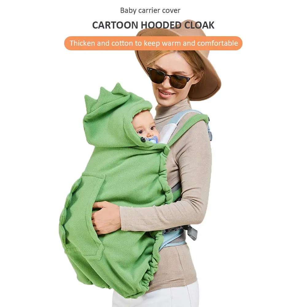 Funda para cochecito de bebé a prueba de viento y funda portabebés, capas elásticas con capucha para bebé, traje Reversible con capucha para todas las estaciones, 1 ud.