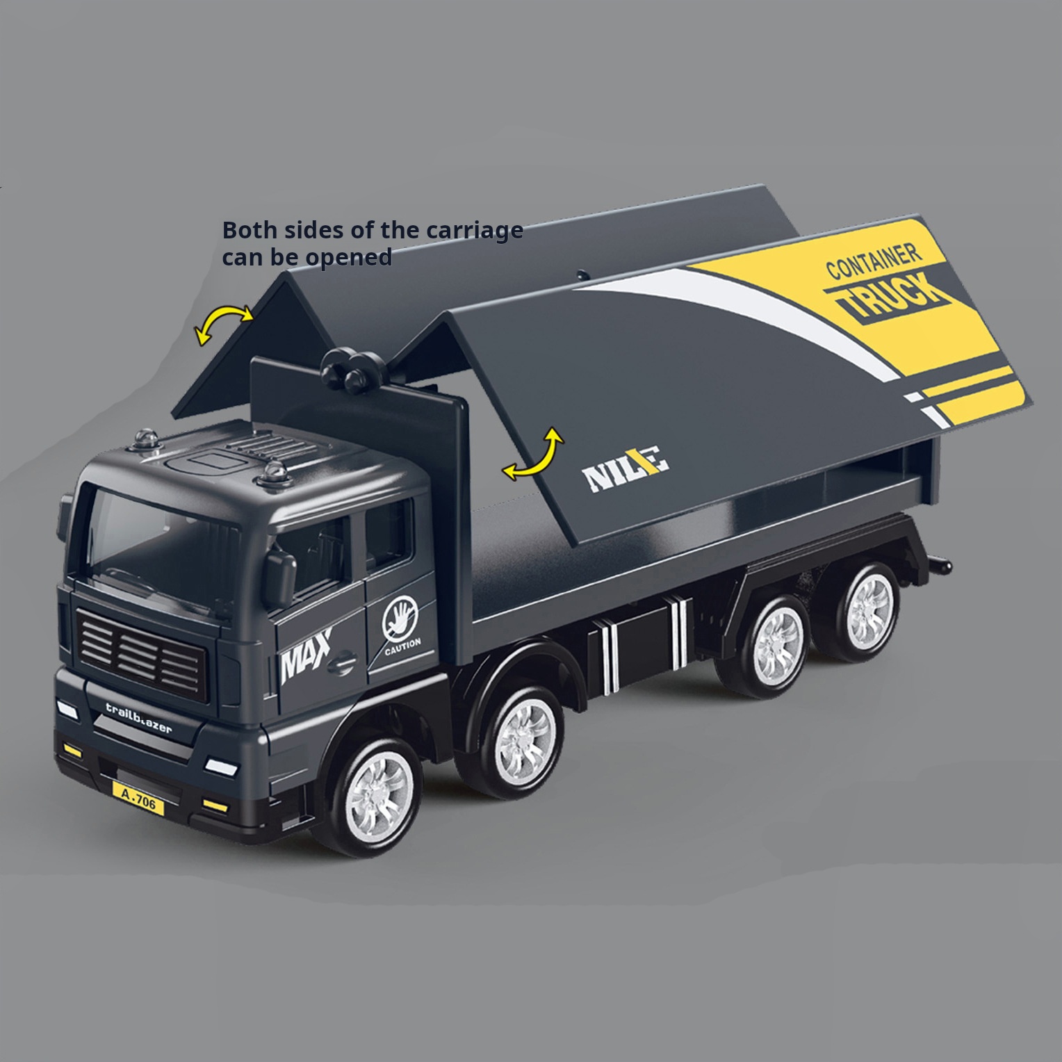 Simulação transportador recipiente caminhão veículo de carga crianças puxar para trás modelo carro brinquedos educativos para menino jogo presente