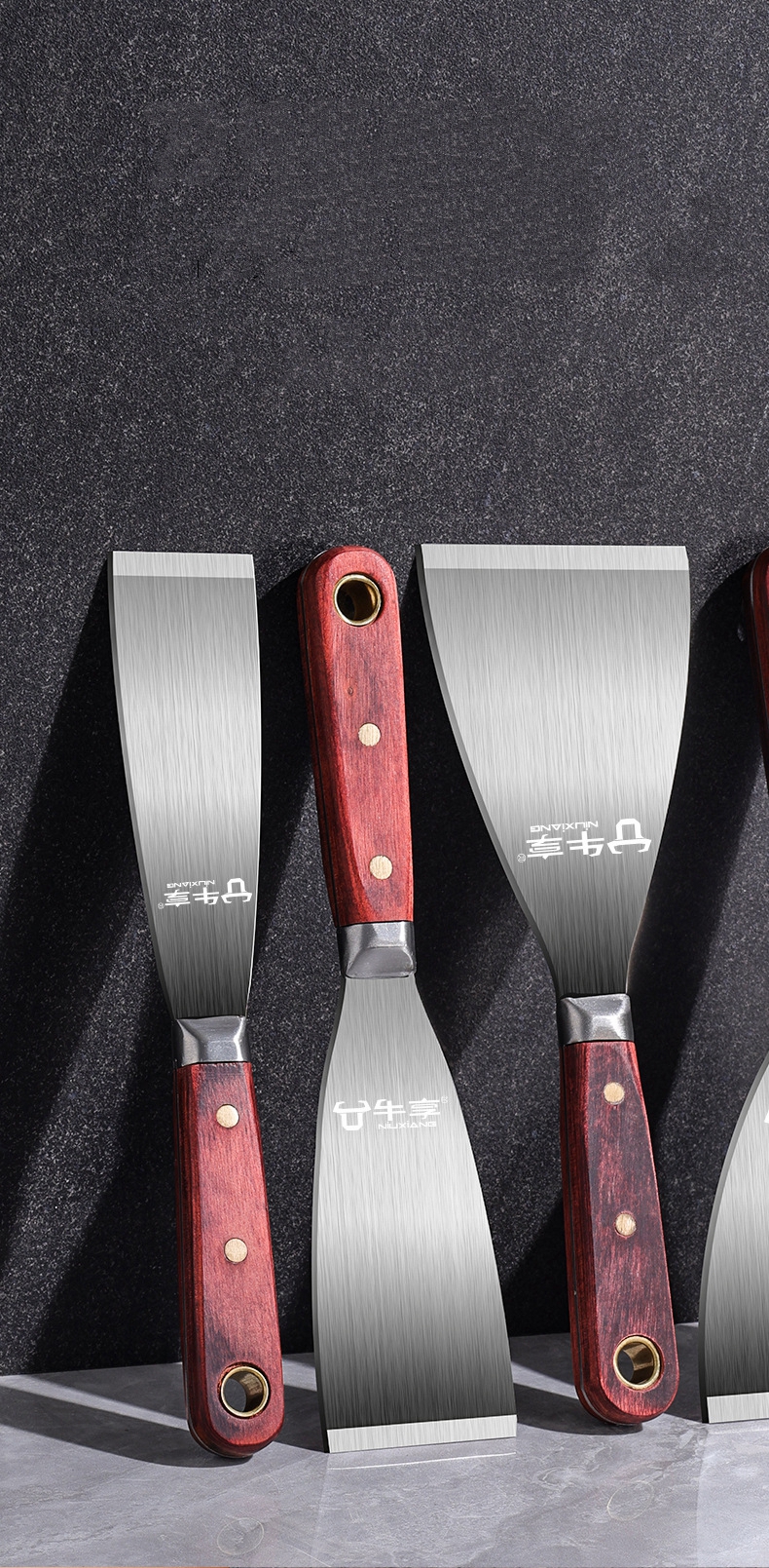 Thickened Putty Scraper Knife Drywall Tiling Plastering Trowel Tool Wall Cleaning Shovel Construction Spatula for Put And Paste