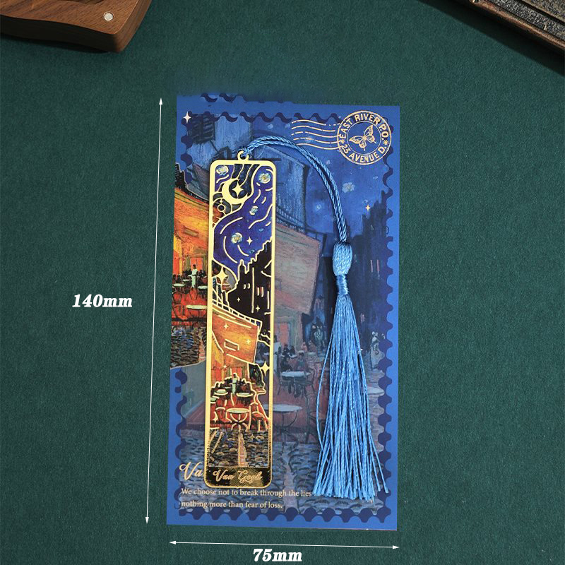 Marcador de Metal em Forma de Flor Oca - Marcadores de Livro com Design Exquisito de Rosa em Cipreste para Leitura de Estudantes, Material Escolar e Presentes