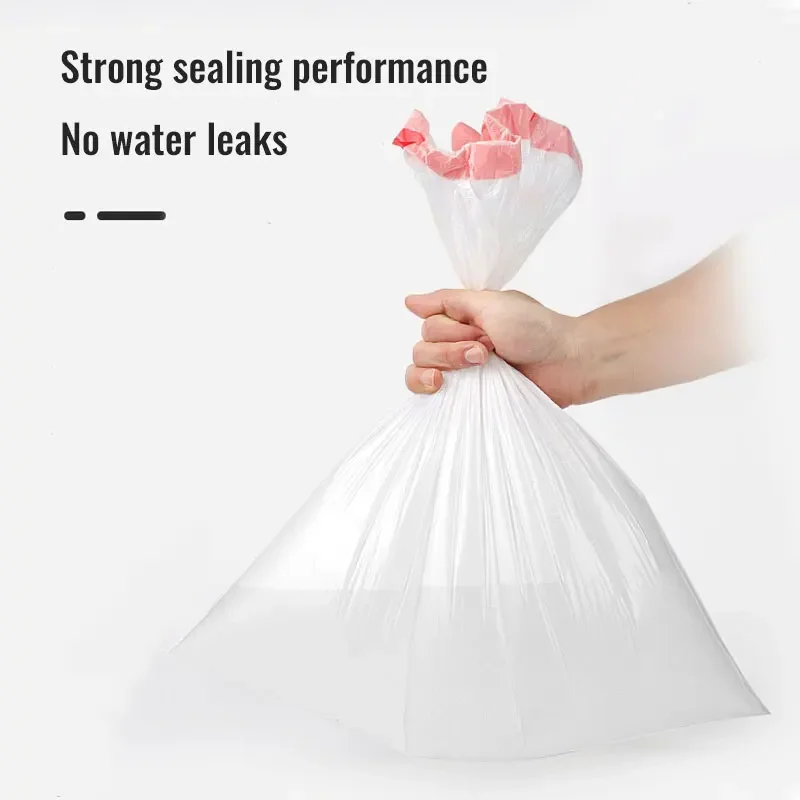 Disposable Trash Bags with Drawstrings for Home, Kitchen, Dormitory, Living Room - Choose from 3 Sizes