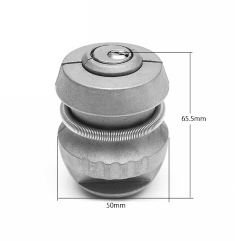 ユニバーサルソーラートパーツ,ヒッチロックボール,ユニバーサルカップリング,牽引キャラバン,亜鉛合金,50x65.5mm,付属品