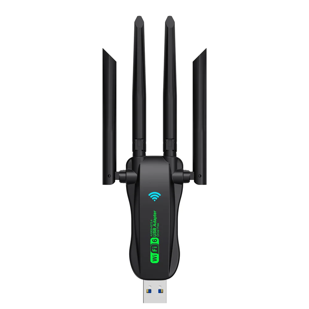 AX900 WiFi USB Adapter WiFi6 Bluetooth 5.4 Dual Band 2.4G+5.8Ghz 4 Antenna Dongle USB Wireless Card Receiver for PC/Laptop