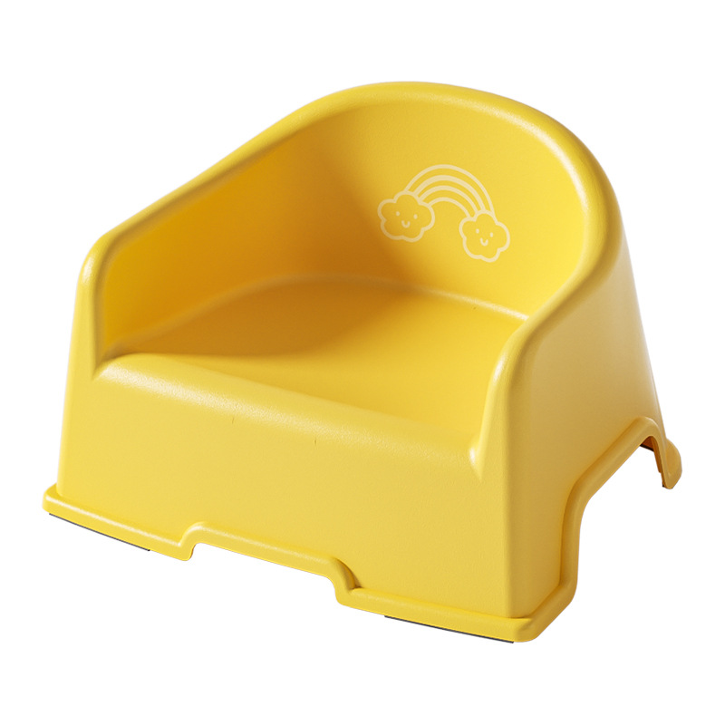 Household Plastic Children's Stool Kindergarten Children Backrest Dining Chair Multifunctional Cute Children's Bathroom Chair