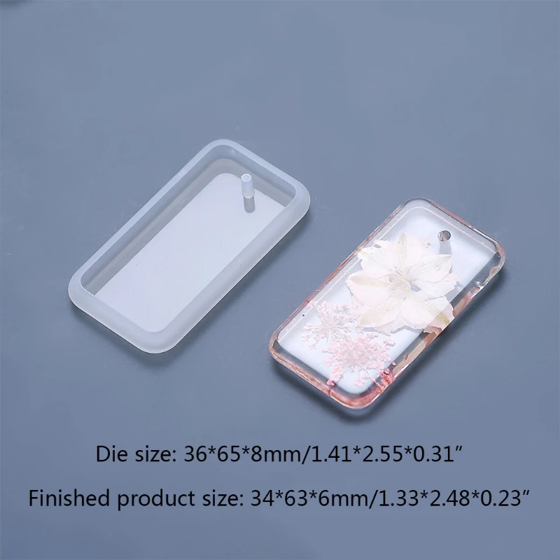 แม่พิมพ์เรซินอีพ็อกซี่ที่แขวนอยู่ในรายการ DIY เรซินคริสตัล UV แม่พิมพ์ซิลิโคนพรุน