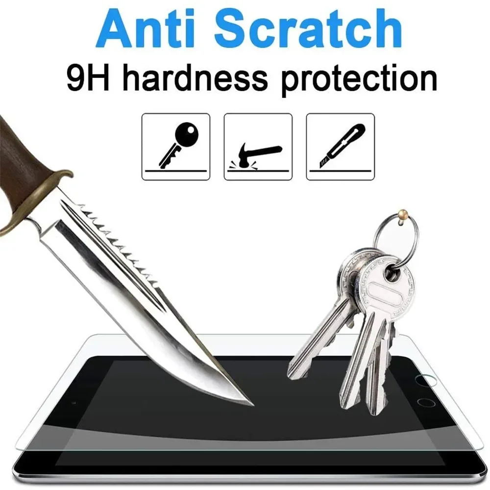 2 peças hd protetor de tela à prova de riscos vidro temperado para lenovo tab m11 11 polegadas 2024 tablet película protetora bolhas grátis