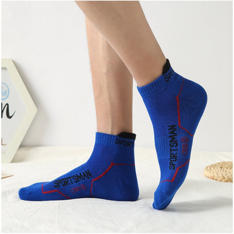 3/10 Pairs High Quality Men Ankle Socks Breathable Cotton Sports Socks Mesh Casual Athletic Summer Thin Cut Short Sokken
