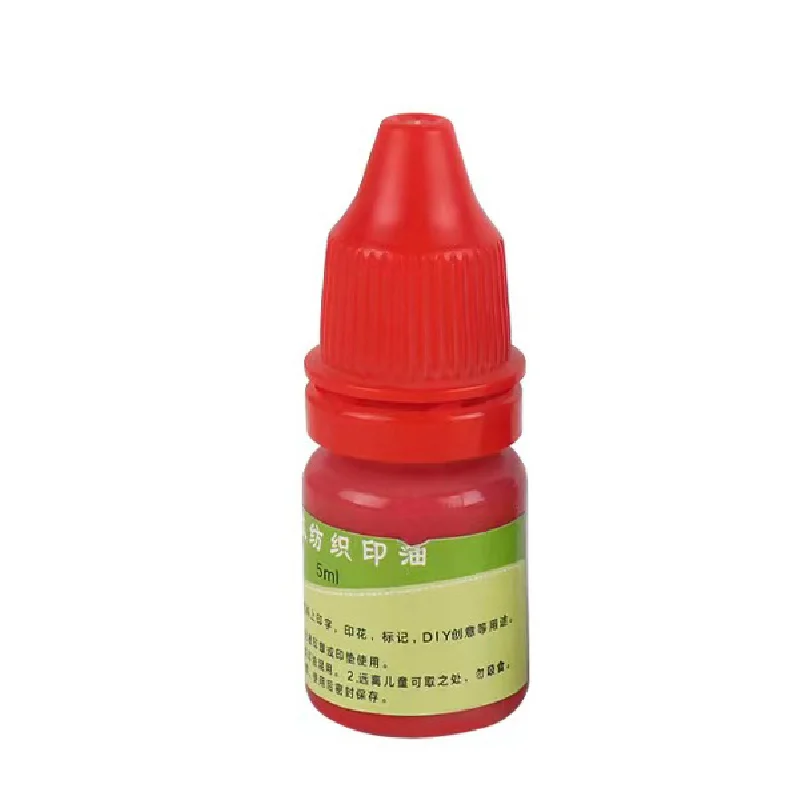 5Ml Không Phai Màu Mực Trẻ Em Tự Viết Mực Tem Dán Chống Thấm Nước, Nhanh Khô Dùng Vẽ Graffiti màu Xanh Đen Đỏ Dành Cho Bút