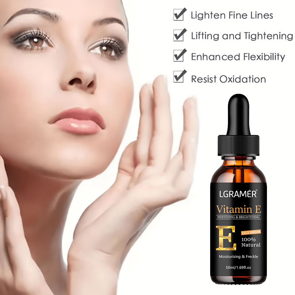 Vitamin E Gesichtsserum Whitening Shrinking Pore Wrinkle Removing Blackspot Lightening Skin Care Essence Hautpflegeprodukt