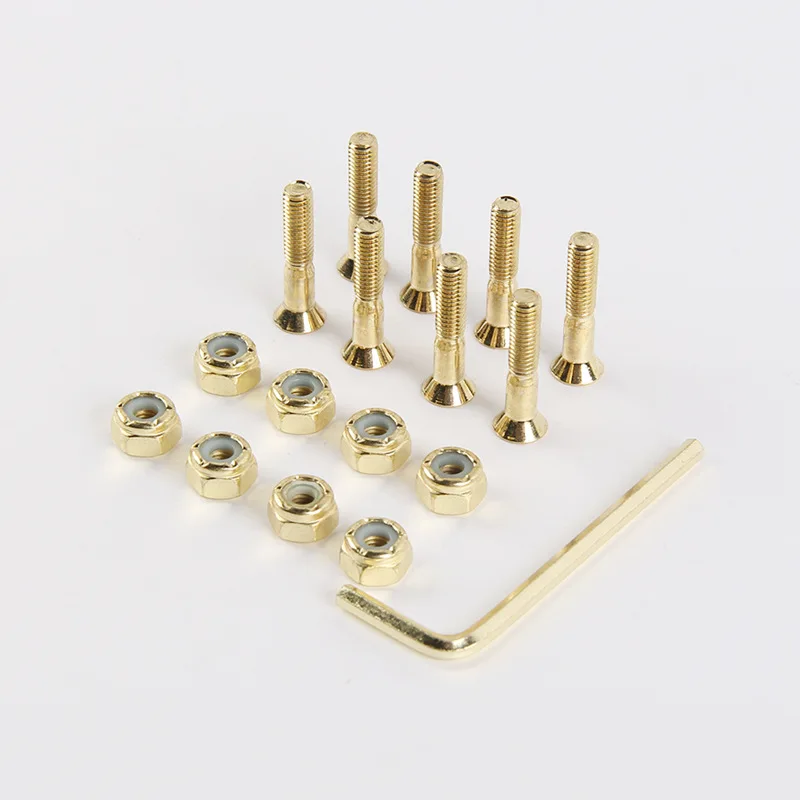 8 Chiếc Ván Trượt Xe Tải Vít Miếng Dán Cường Lực M5x25/29/32/38/44/50Mm Gắn Bu Lông chống Rỉ Sét Thép Carbon Bền Cầu Móng Tay Các Loại Hạt