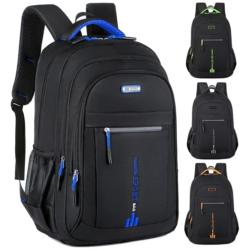 Mochila para hombre, bolso Oxford para ordenador de negocios, mochila impermeable, mochila de viaje de ocio, mochila para estudiantes de secundaria para hombre