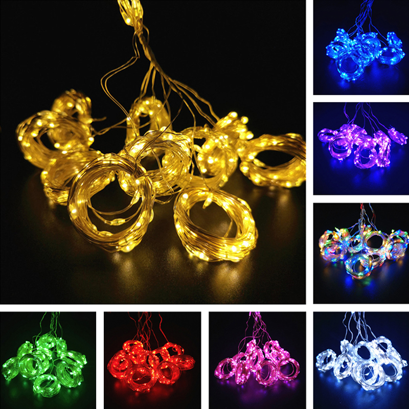 Garland Wedding Party Birthday Decoration Christmas Decor 3M 4M 6M LED 8 Mode USB Curtain Light Holiday Light Fairy String Light