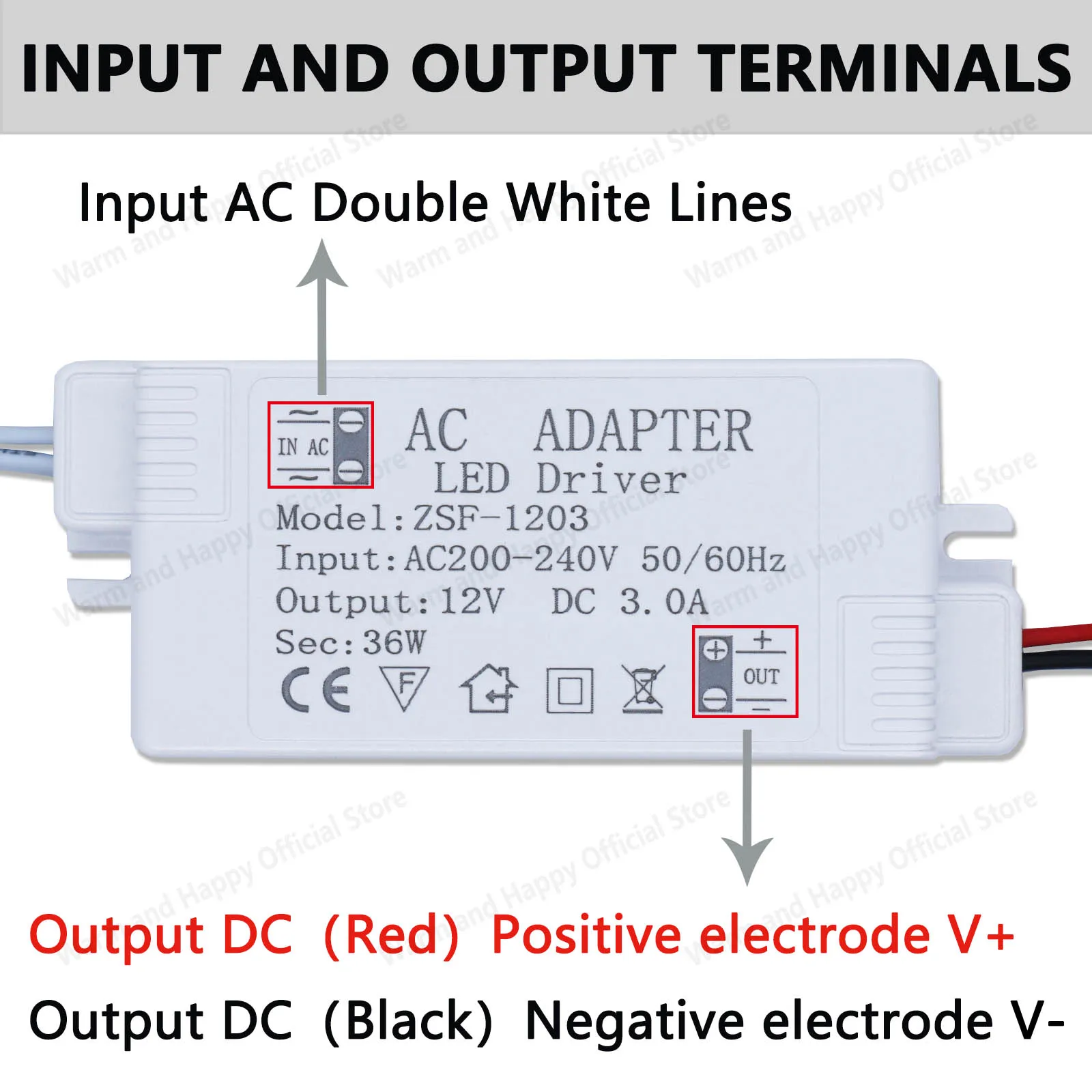 12W 24W 36W LED Treiber Netzteil Für AC220 12V 1A 2A 3A Netzteil Steuerung beleuchtung Transformatoren Für LED Licht Streifen