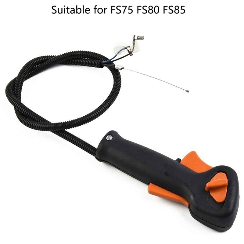 Aksesori Mesin Pemotong Rumput Pegangan Throttle Rakitan Sakelar Throttle Cocok untuk Aksesori Suku Cadang STIHL FS75 FS80 FS85 STIHL