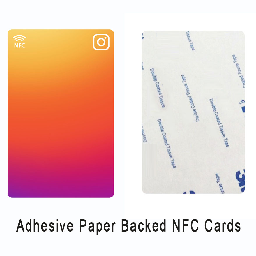 Nuevo diseño de impresión NFC Chip Instagram Facebook Google Tarjeta de reseñas Tarjeta NFC emergente